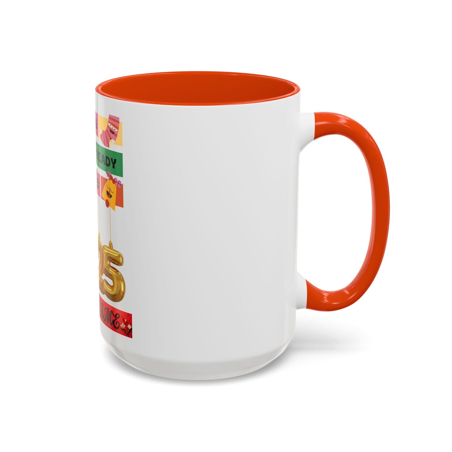 Coffee Mug - Colorful Single and Ready to Mingle Jingle Design