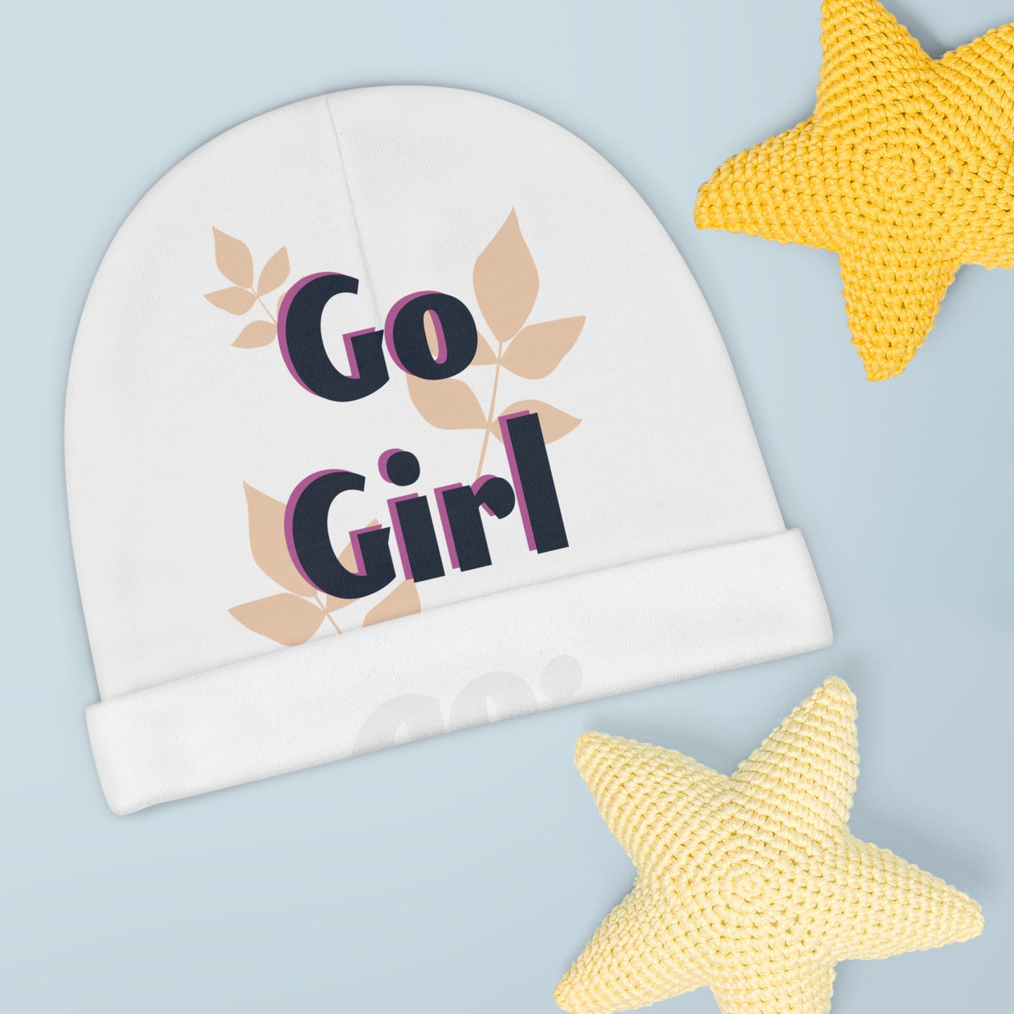 Baby Beanie- Go Girl Go