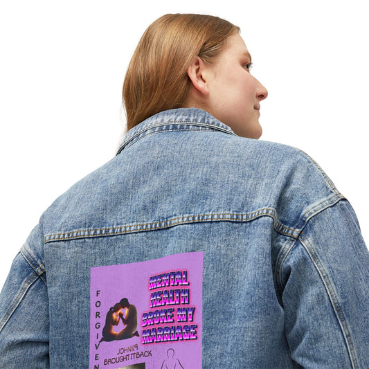 Denim Jacket Mental Health Custom Apparel