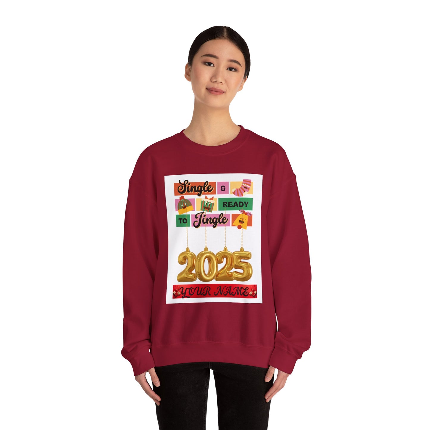 Unisex Sweatshirt Single Ready to Mingle Relationship Quote Sweater