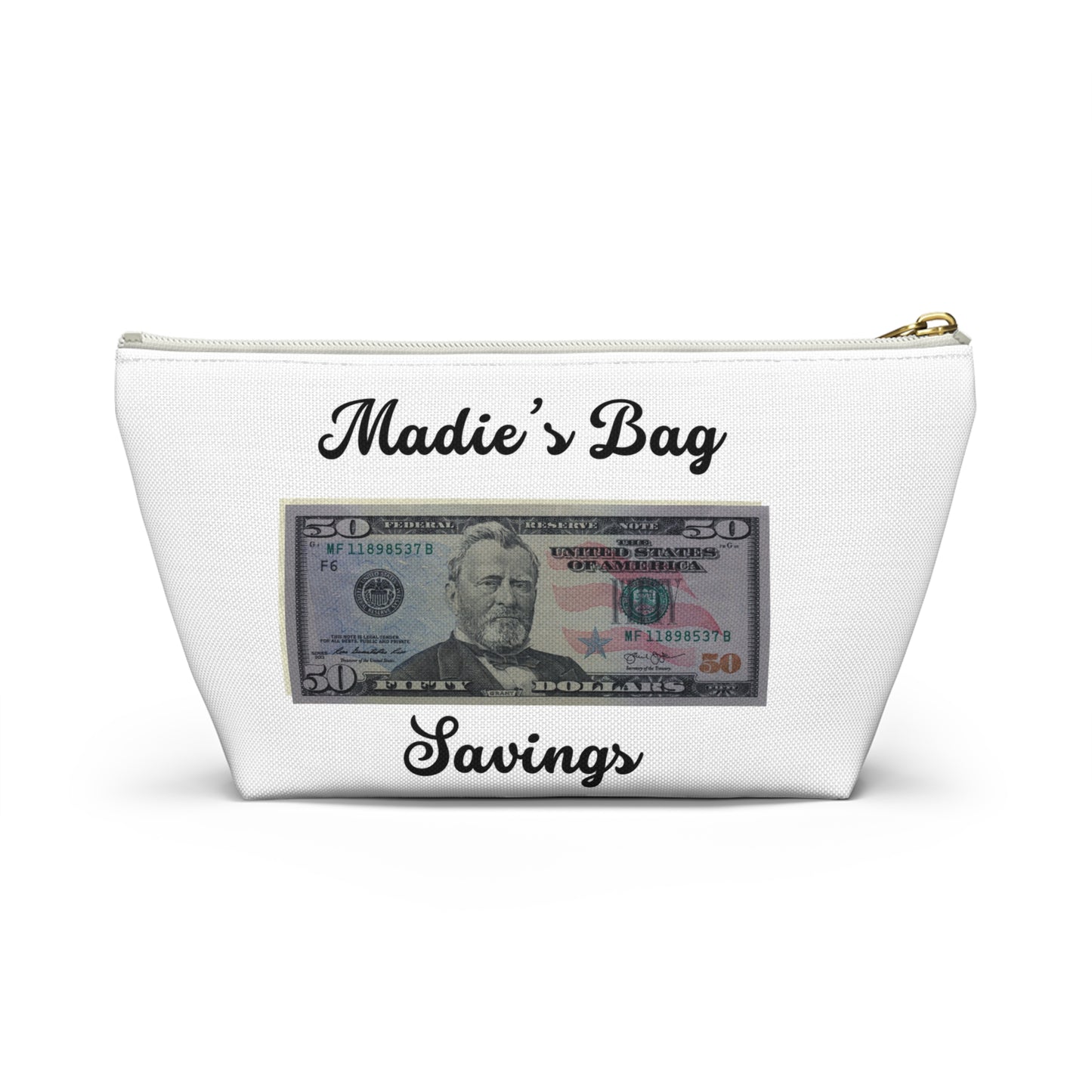 Madie’s $50 Accessory Pouch w T-bottom