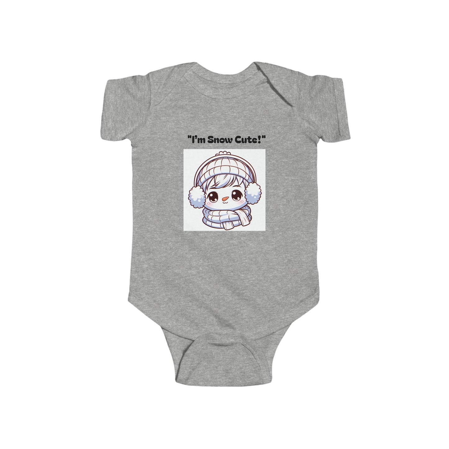 Onesie - Personalized Baby Bodysuit 'I'm Snow Cute'