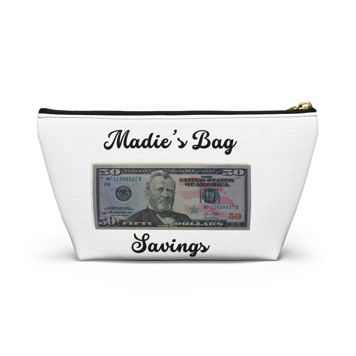 Madie’s $50 Accessory Pouch w T-bottom