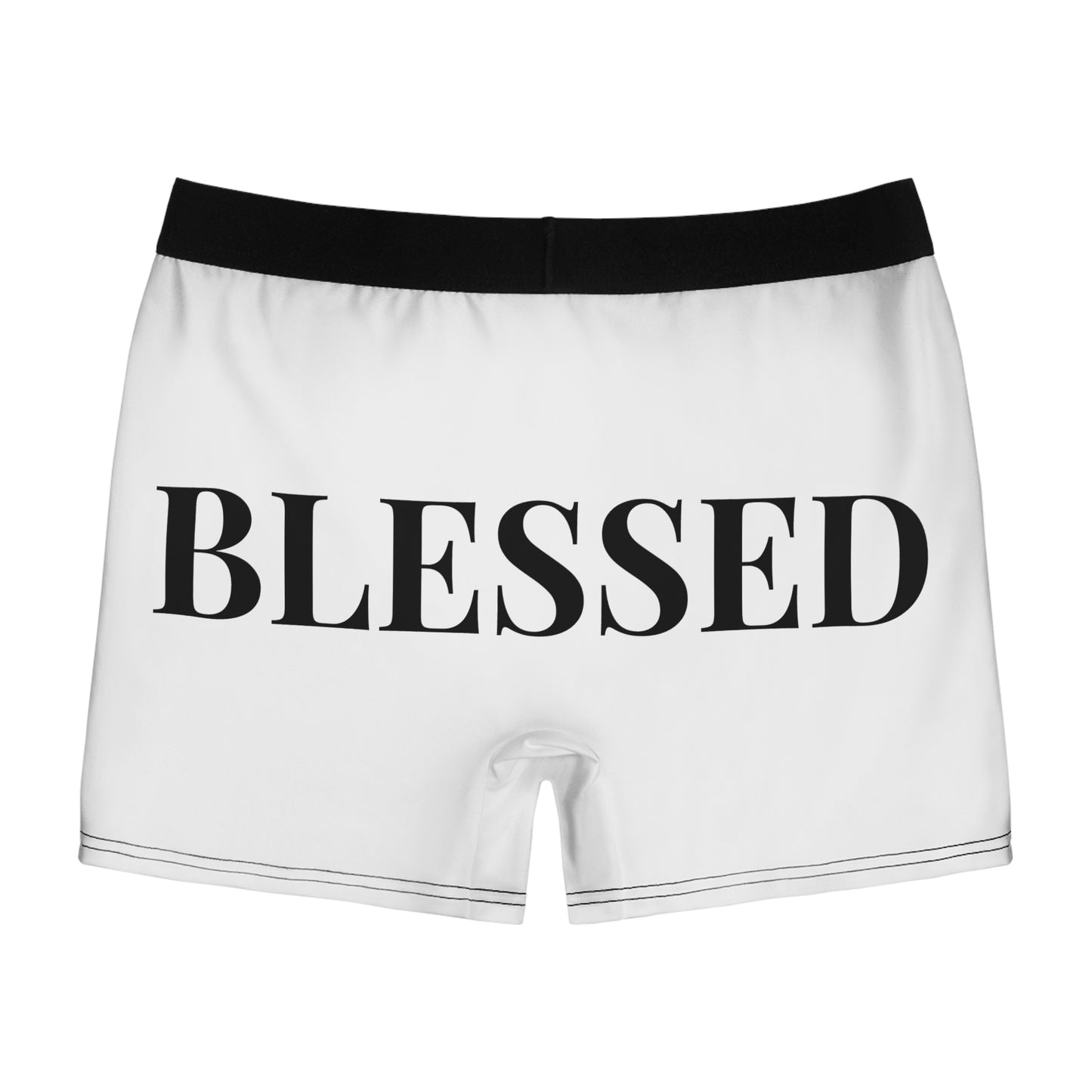 Men's Boxers - Festive Christmas Snowman Blessed Print