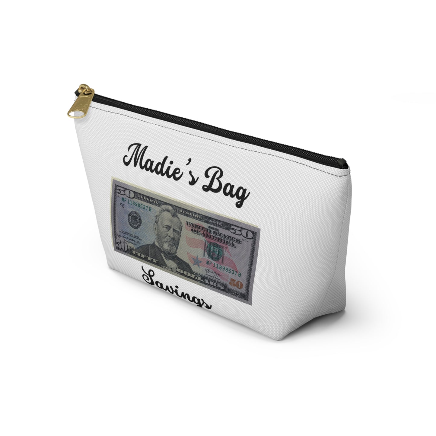 Madie’s $50 Accessory Pouch w T-bottom