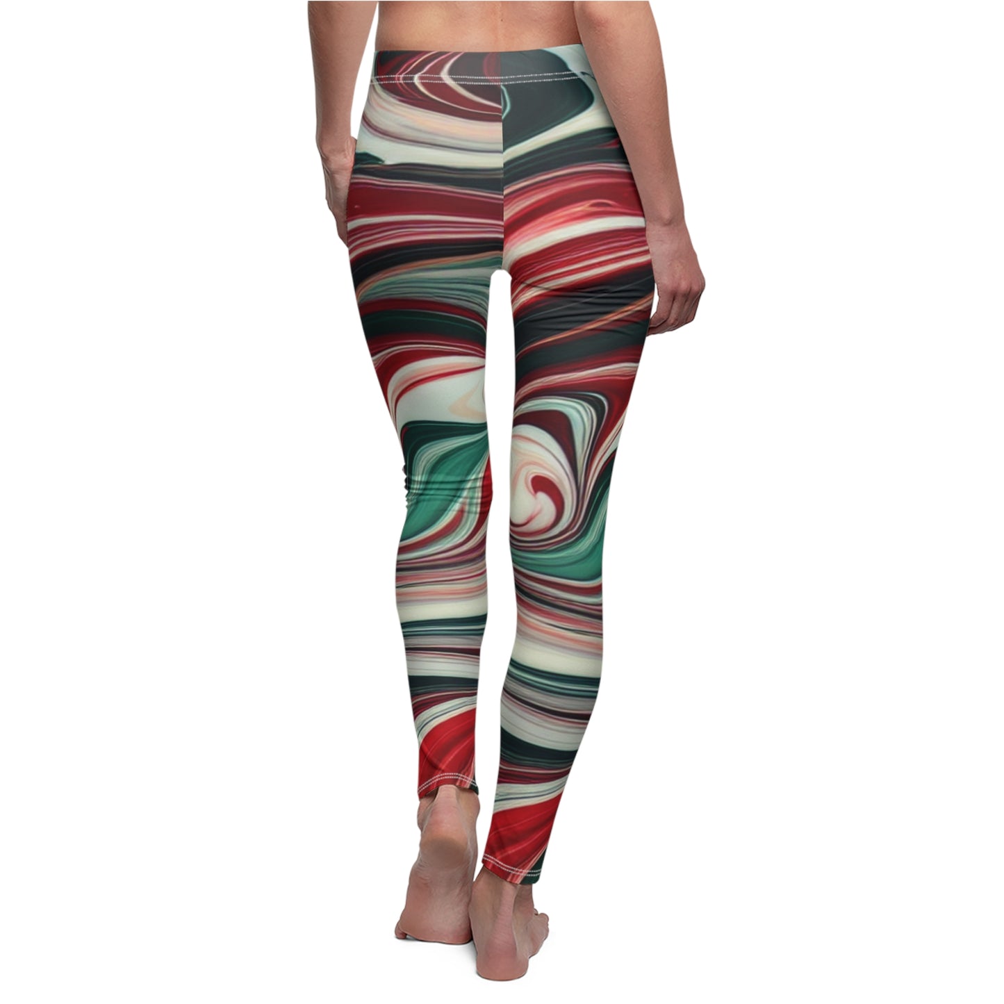 Leggings - Custom Marble Colored Design, Perfect Gift for Women