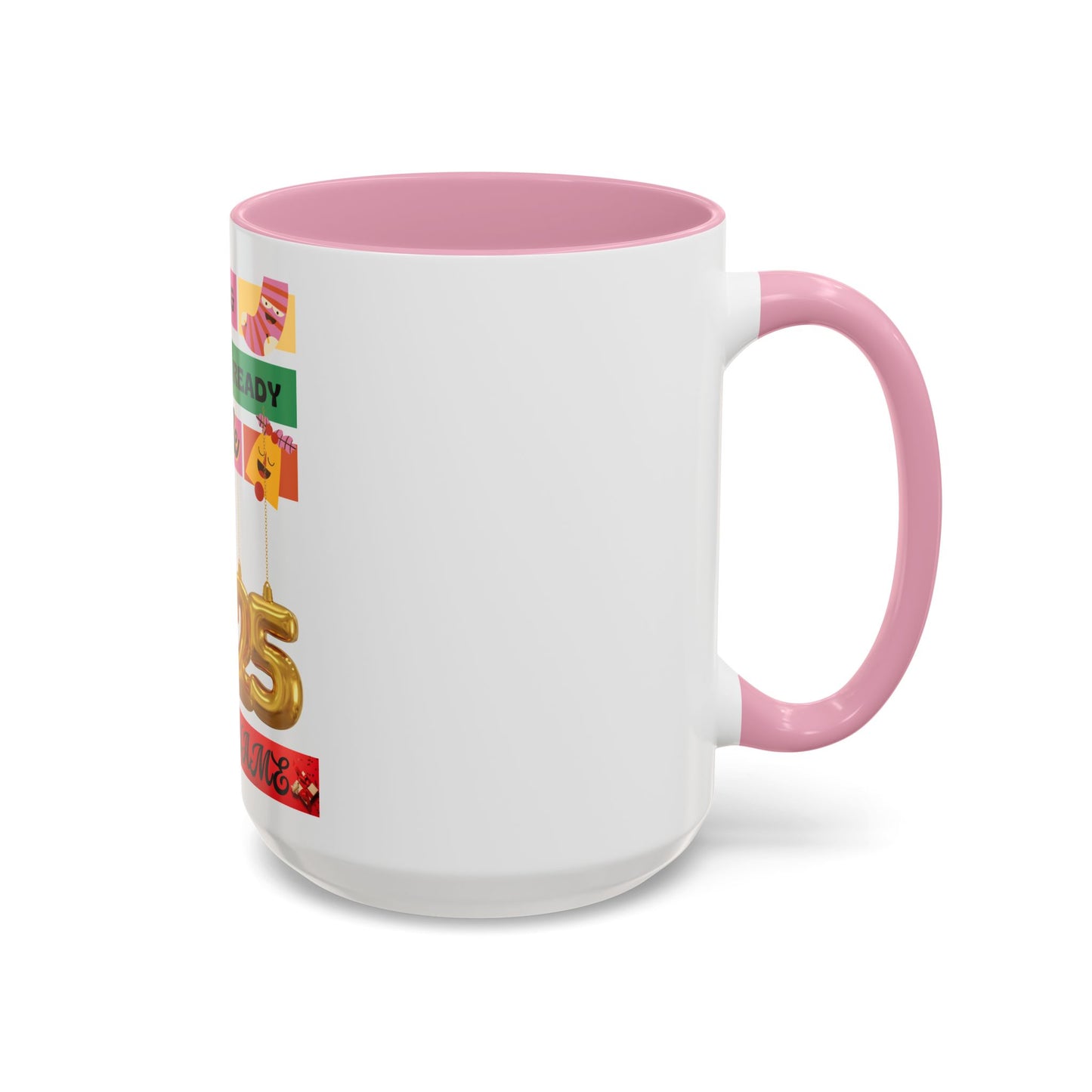 Coffee Mug - Colorful Single and Ready to Mingle Jingle Design