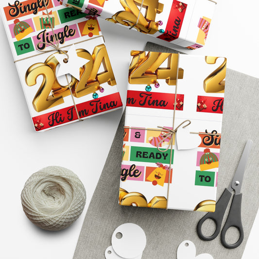 Wrapping Paper- Ready to Mingle Jingle