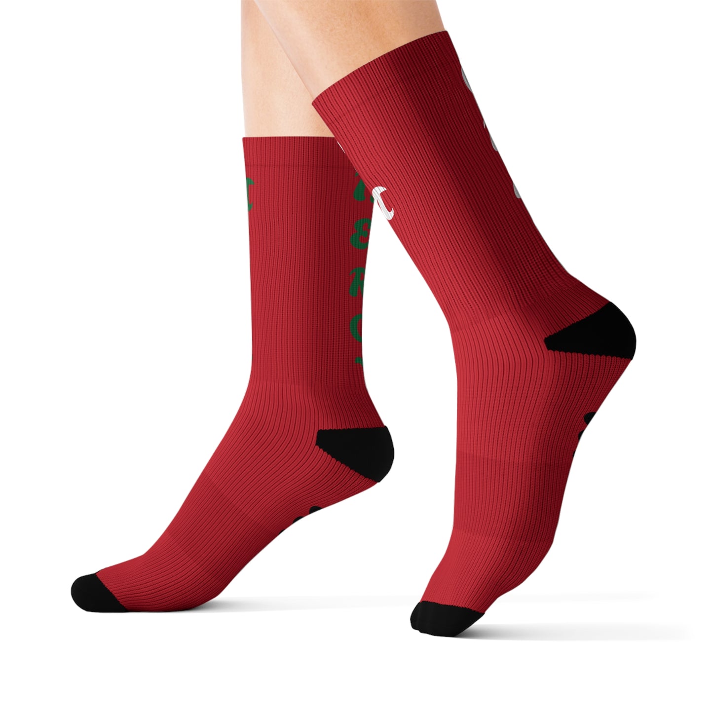 Christmas 2024 Sublimation Socks - Grace and Mercy Custom Design