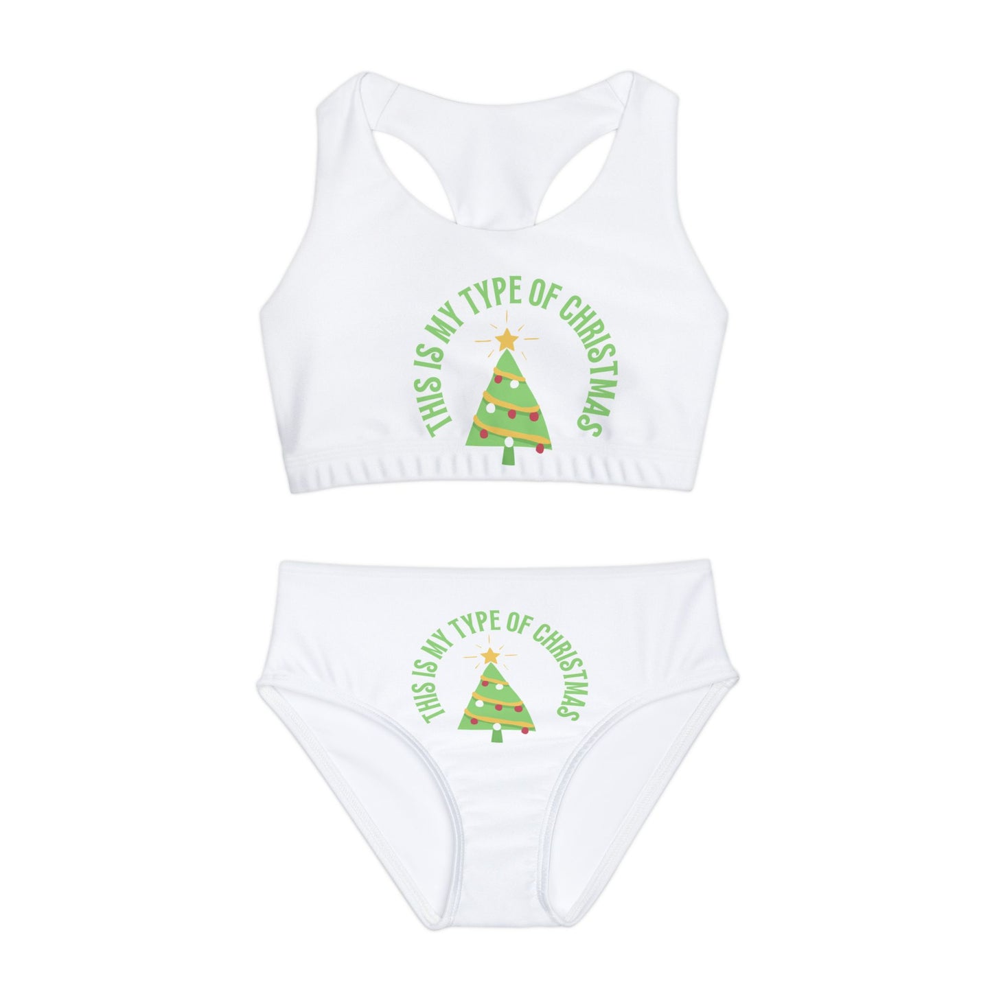 Girls Swimsuit Christmas This Is My Type of Christmas 3/4 Years old Only