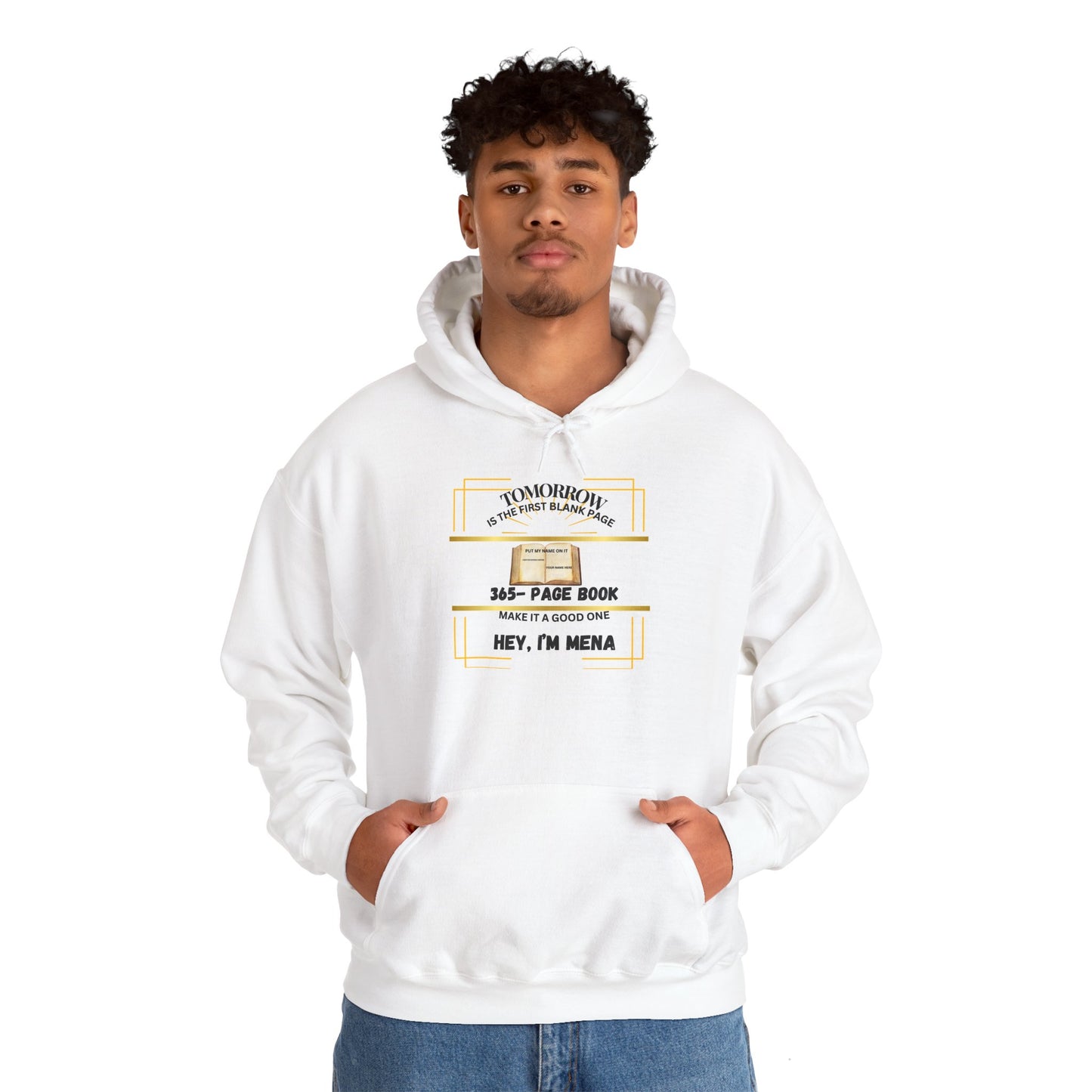 365-PAGE Book Quote Hoodie