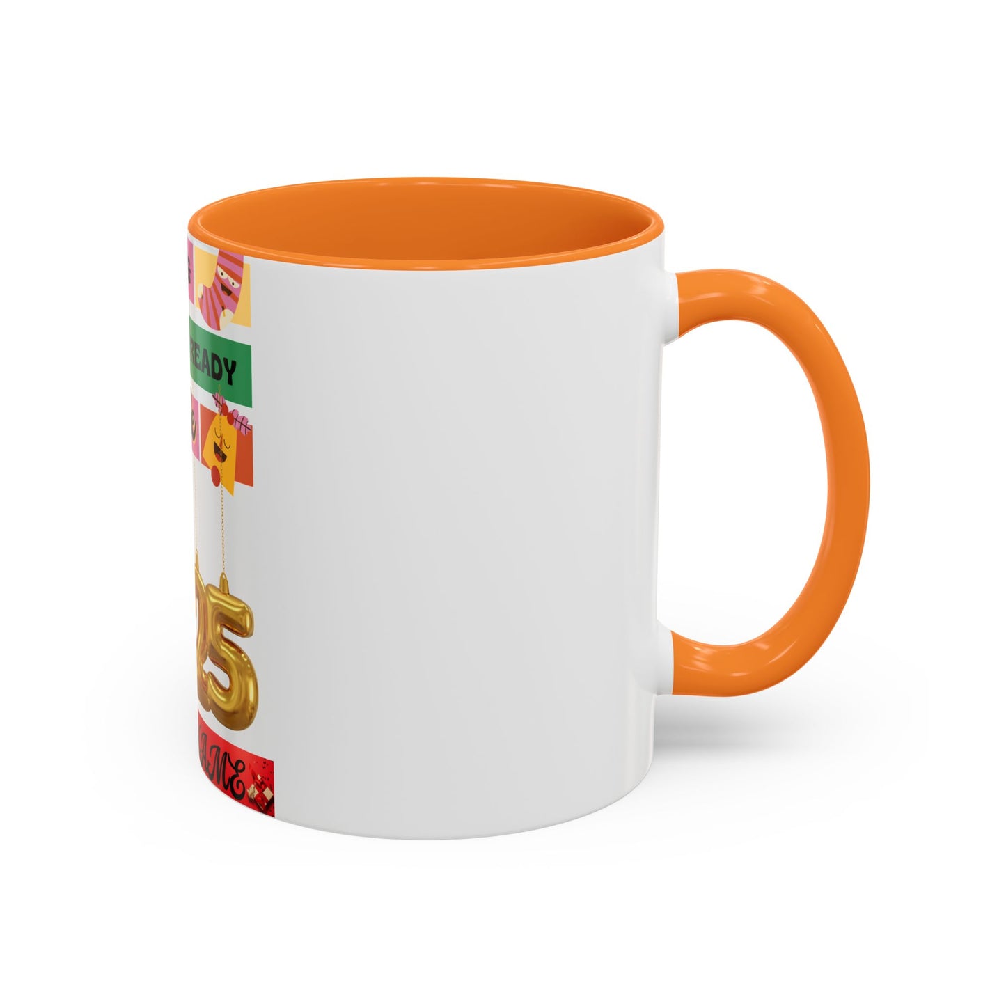 Coffee Mug - Colorful Single and Ready to Mingle Jingle Design