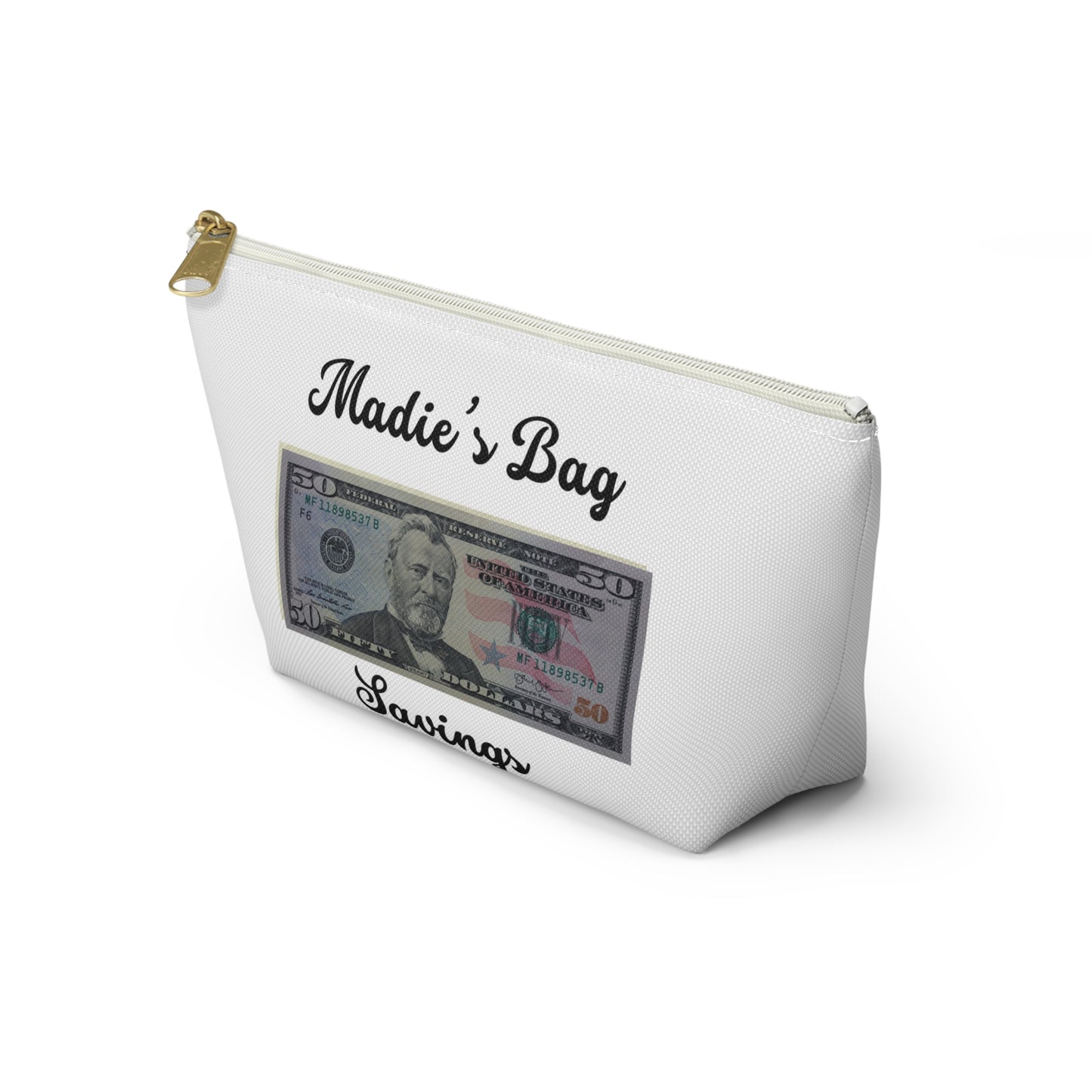 Madie’s $50 Accessory Pouch w T-bottom