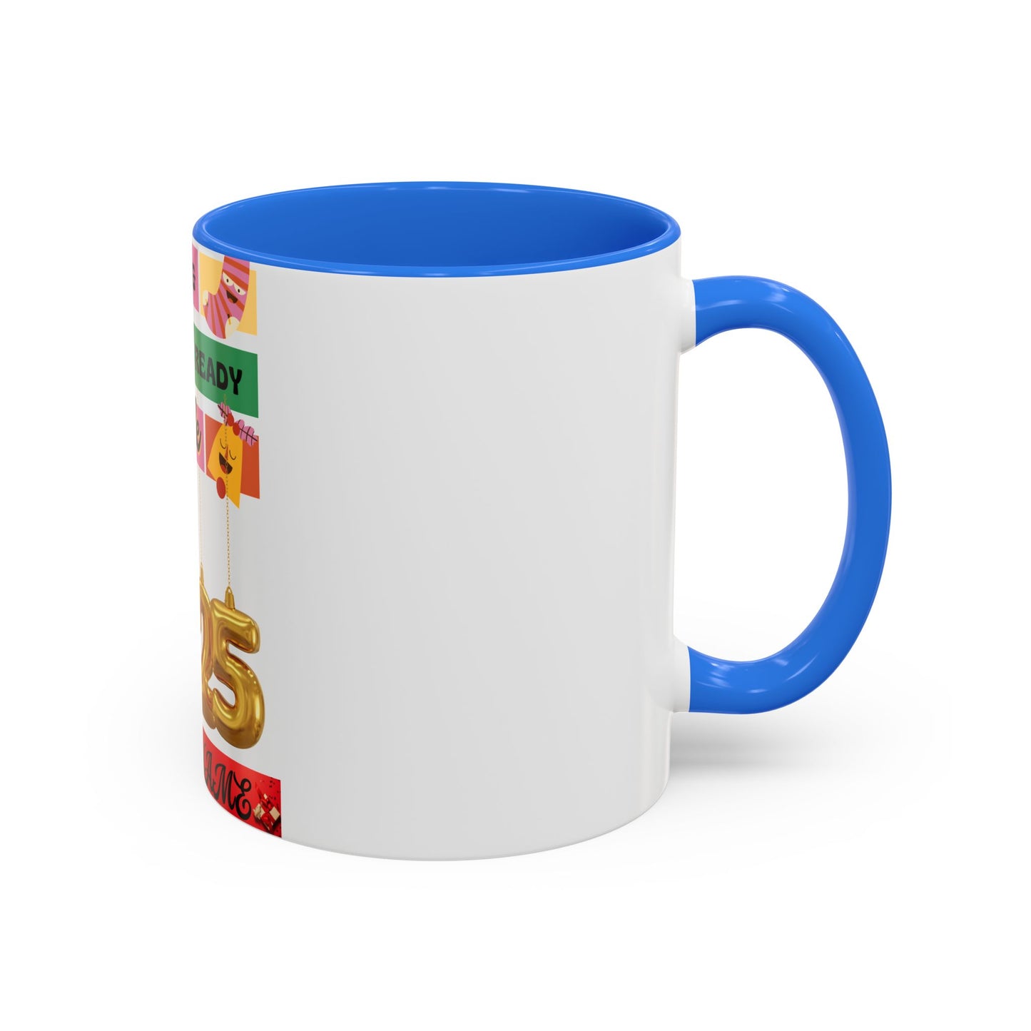 Coffee Mug - Colorful Single and Ready to Mingle Jingle Design