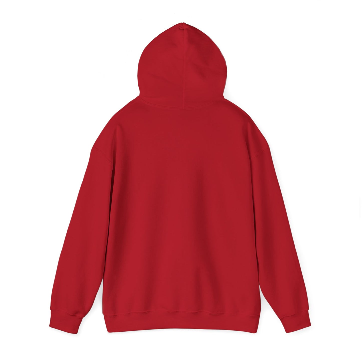 Christmas Unisex Hooded Sweatshirt - I will be your gift with woman in red dress image