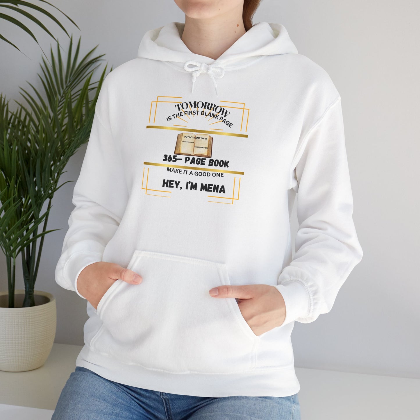 365-PAGE Book Quote Hoodie