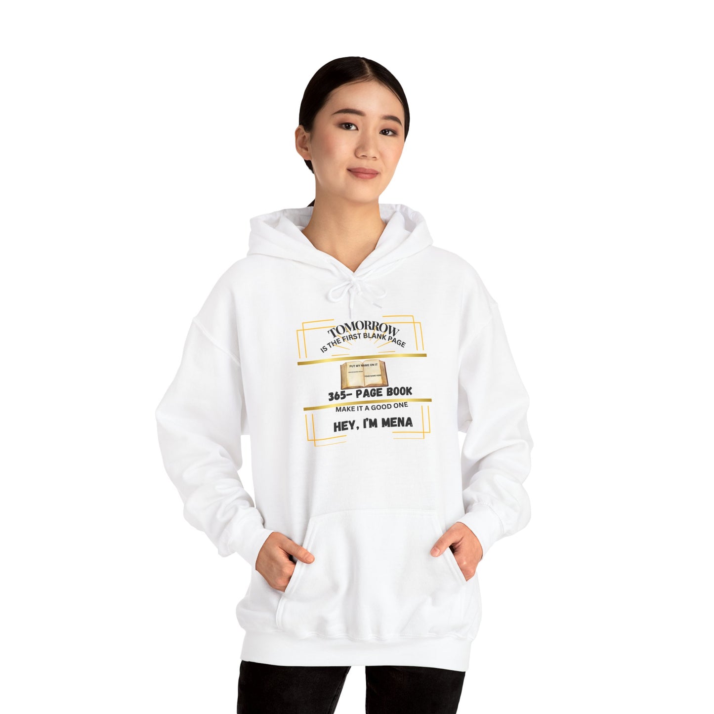 365-PAGE Book Quote Hoodie