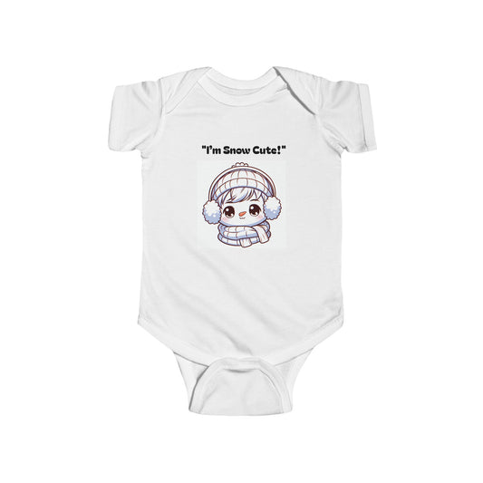 Onesie - Personalized Baby Bodysuit 'I'm Snow Cute'