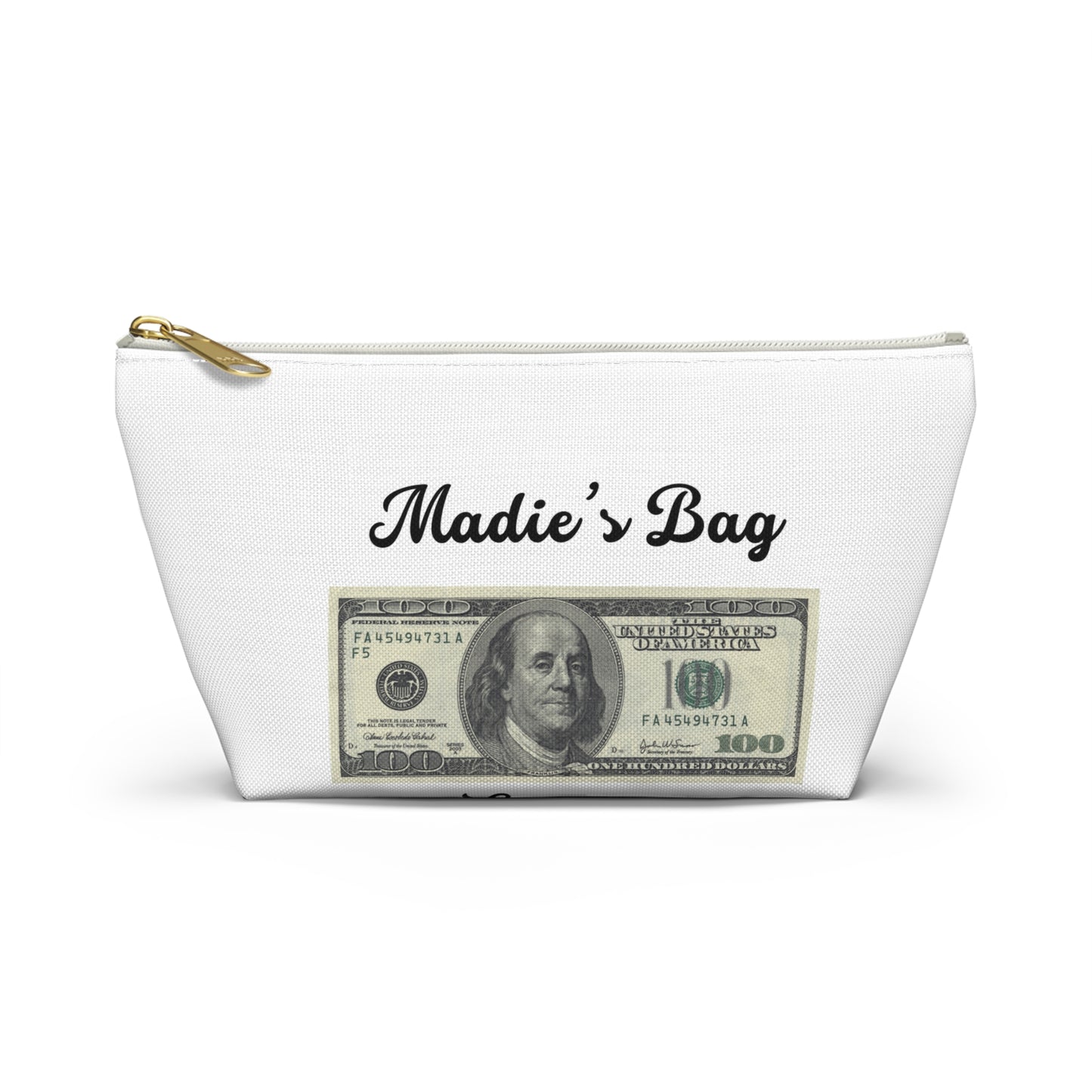 Name Bag Savings Accessory Pouch w T-bottom