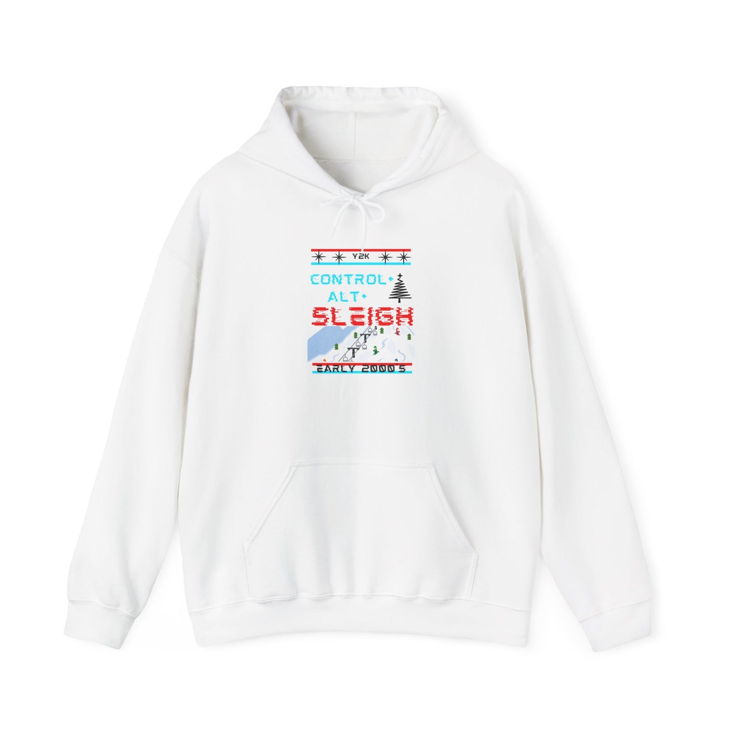 Y2K Control+Alt+Sleigh Hoodie