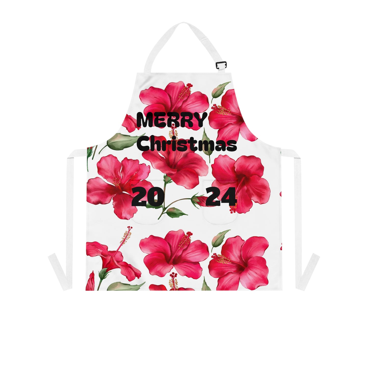 Christmas Flower Apron